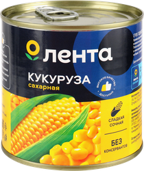Кукуруза ЛЕНТА сахарная, 425мл, фотография