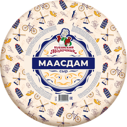 Сыр СТАРОМИНСКИЙ СЫРОДЕЛ Маасдам 45%, без змж, весовой, изображение