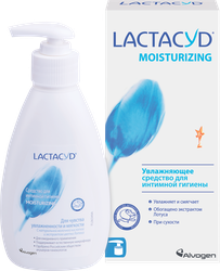 Средство для интимной гигиены LACTACYD Moisturizing увлажняющее, 200мл, крупный план