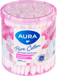 Палочки ватные AURA Beauty, 200шт, изображение