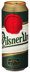 Пиво светлое PILSNER URQUELL фильтрованное пастеризованное, 4,4%, ж/б, 0.5л, фото
