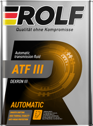 Масло трансмиссионное ROLF ATF III, 4л, картинка