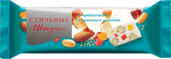 Нуга СТИЛЬНЫЕ ШТУЧКИ с орехами и цукатами, 60г, фотография