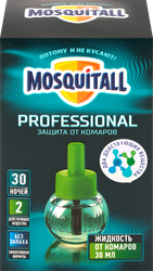 Жидкость от комаров MOSQUITALL Профессиональная защита 30 ночей, 30мл, картинка
