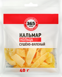 Кальмар 365 ДНЕЙ кольца, 40г, картинка