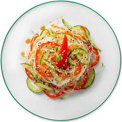 Фунчоза ЛЕНТА FRESH По-восточному с овощами, весовая, фотография