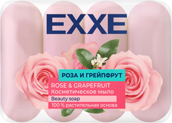 Мыло твердое EXXE с ароматом Розы и грейпфрута, классическое, 280г, фотография