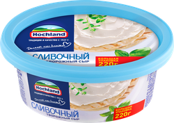 Изображение товара Сыр творожный HOCHLAND сливочный 60%, без змж, 220г