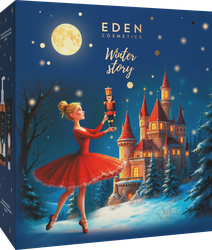 Набор подарочный EDEN Winter story Golden №3, Крем для рук + Мыло жидкое + Гель для душа, картинка