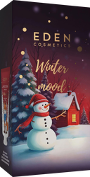 Набор подарочный EDEN Winter mood Red №1, Крем для рук, 50мл + Бальзам для губ, 12мл, картинка