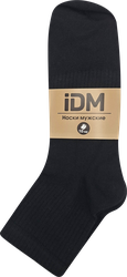 Носки мужские IDM р. 25–27, бело-серые, черные, черно-серые, Арт. 112210, 10пар, детальное фото