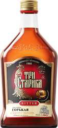 Настойка ТРИ СТАРИКА 35–40%, горькая, 0.25л, детальное фото