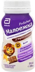 Продукт пищевой для диетического лечебного питания детей PEDIASURE Малоежка со вкусом шоколада, с 1 года, 200мл, картинка