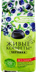 Мармелад ЛАКОМСТВА ДЛЯ ЗДОРОВЬЯ Живые конфеты, Черника, 170г, детальное фото