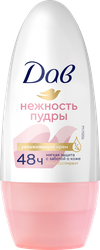 Дезодорант-антиперспирант роликовый женский ДАВ Нежность пудры, 50мл, изображение