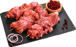Шашлык из свиной шеи ЛЕНТА FRESH в брусничном маринаде, фото