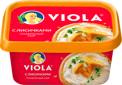Сыр плавленый VIOLA с лисичками 50%, без змж, 400г, фотография