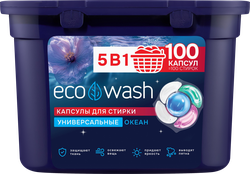 Капсулы для стирки ECOWASH, 100шт, картинка