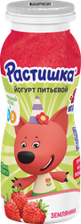 Йогурт питьевой для детей РАСТИШКА Земляника 1,6%, без змж, 90г, детальное фото