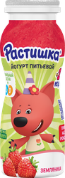 Йогурт питьевой для детей РАСТИШКА Земляника 1,6%, без змж, 90г, детальное фото