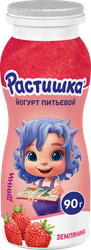 Йогурт питьевой для детей РАСТИШКА Земляника 1,6%, без змж, 90г, изображение