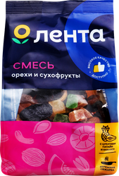 Изображение товара Смесь ЛЕНТА орехи сухофрукты, 200г