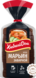 Изображение товара Хлеб заварной ХЛЕБНЫЙ ДОМ Марьин, в нарезке, 350г