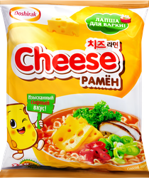 Лапша DOSHIRAK Cheese рамен с сыром, 110г, вид