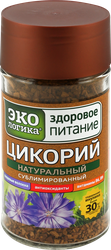 Цикорий растворимый ЗДОРОВОЕ ПИТАНИЕ натуральный сублимированный, ст/б, 85г, фото