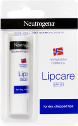 Бальзам для губ NEUTROGENA Норвежская формула, для сухих и потрескавшихся губ SPF20, 4,8г, изображение