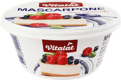 Сыр VITALAT Маскарпоне 80%, без змж, 250г, фото