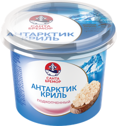 Изображение товара Крем-паста из морепродуктов САНТА БРЕМОР Антарктик-Криль подкопченный, 150г