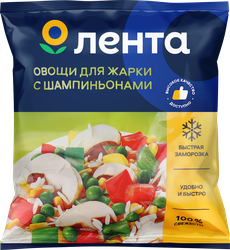 Изображение товара Смесь овощная ЛЕНТА Овощи для жарки, 400г