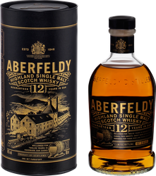 Виски ABERFELDY Шотландский солодовый 12 лет 40%, п/у, 0.7л, картинка