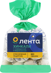 Хинкали ЛЕНТА с говядиной и бараниной, 800г, изображение