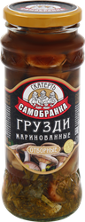 Грузди маринованные СКАТЕРТЬ-САМОБРАНКА, 370мл, вид