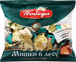 Конфеты ПОБЕДА ВКУСА Мишки в лесу, 200г, изображение
