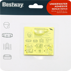 Набор для ремонта надувных изделий Bestway заплатки, 10шт, фотография