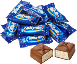 Конфеты MILKY WAY Minis с молочным суфле, весовые, крупный план