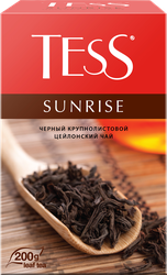 Изображение товара Чай черный TESS Санрайз байховый цейлонский, листовой, 200г
