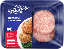 Котлеты из свинины и говядины ЧЕРКИЗОВО Домашние, 400г, крупный план