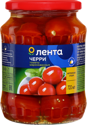 Томаты маринованные ЛЕНТА черри, 720мл, фото