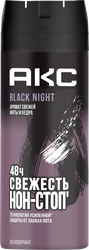 Дезодорант-антиперспирант спрей мужской АКС Black Night, 150мл, фотография