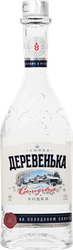 Водка ЗИМНЯЯ ДЕРЕВЕНЬКА на солодовом спирте, 40%, 0.5л, детальное фото