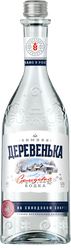 Водка ЗИМНЯЯ ДЕРЕВЕНЬКА на солодовом спирте, 40%, 0.25л, фотография
