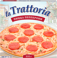 Пицца LA TRATTORIA Пепперони, 335г, фото