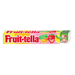 Конфета жевательная FRUIT-TELLA Ассорти, 41г, крупный план
