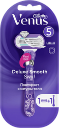 Бритва женская GILLETTE Venus Swirl, с 1 сменной кассетой, фото