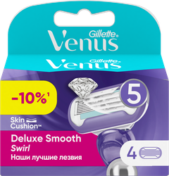 Кассеты сменные для бритья GILLETTE Venus Swirl, 4шт, крупный план