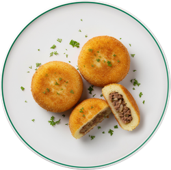 Зразы картофельные ЛЕНТА FRESH Домашние с мясом, весовые, вид